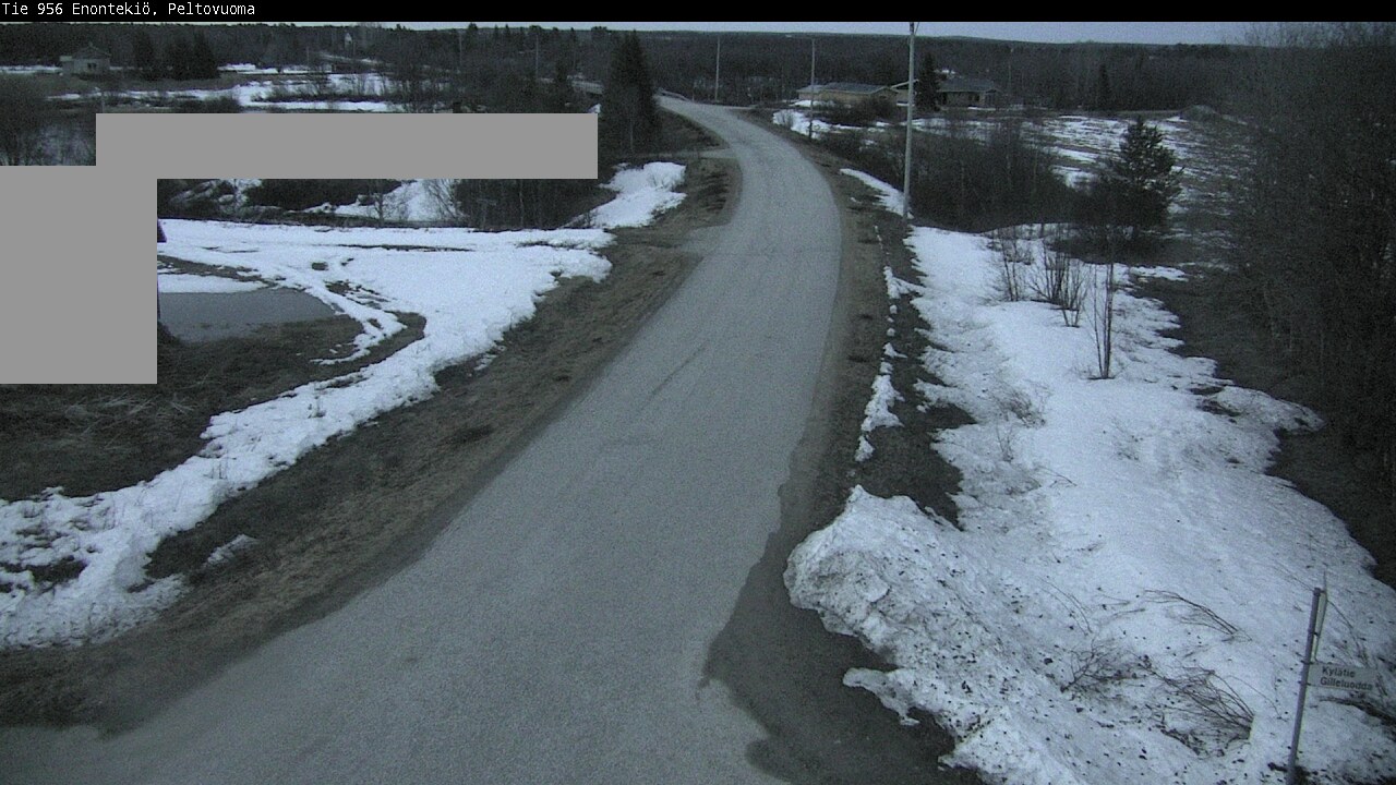 Weather Camera Image Road 956 Enontekiö, Peltovuoma, Enontekiö, Lappi