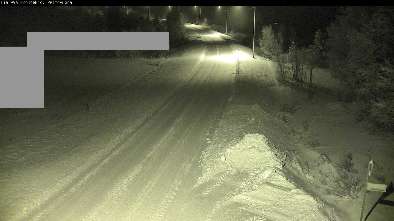 Weather Camera Image Road 956 Enontekiö, Peltovuoma, Enontekiö, Lappi