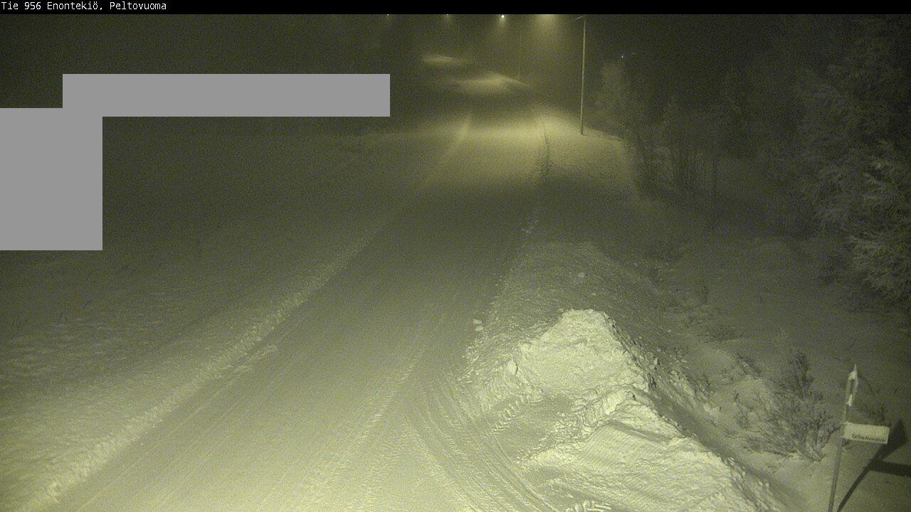 Weather Camera Image Road 956 Enontekiö, Peltovuoma, Enontekiö, Lappi