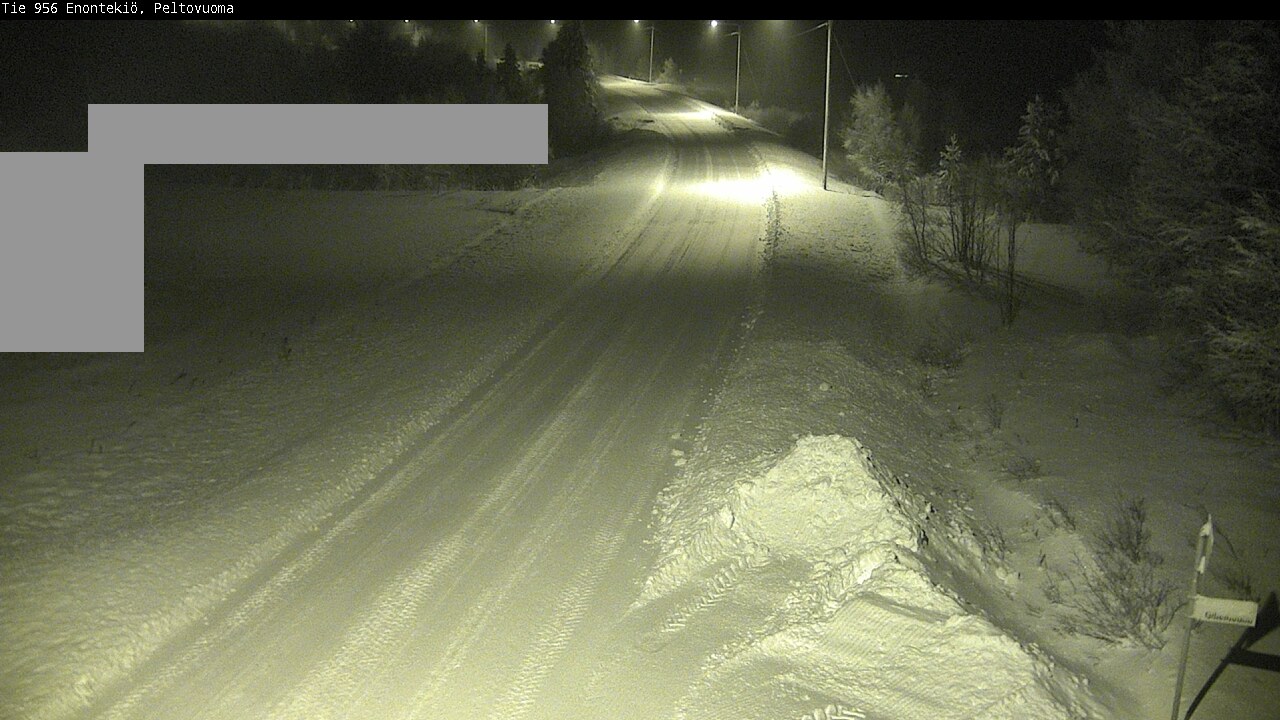 Weather Camera Image Road 956 Enontekiö, Peltovuoma, Enontekiö, Lappi
