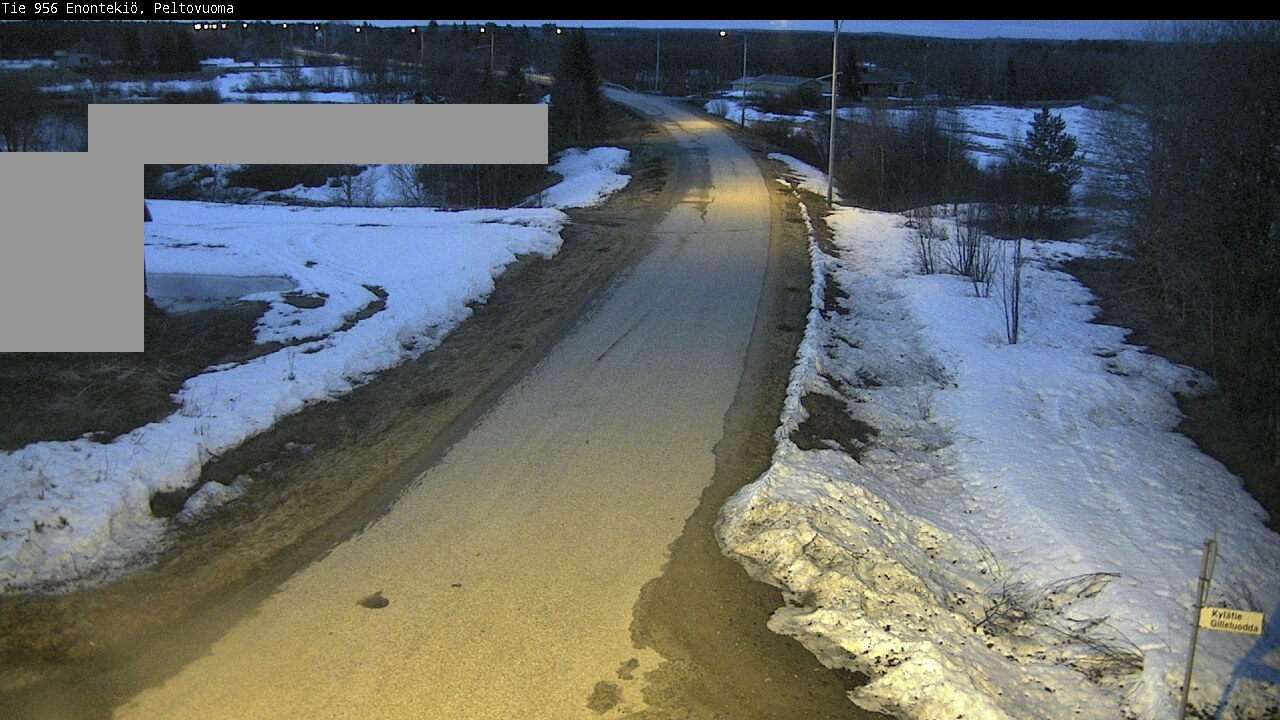 Weather Camera Image Väg 21 Enontekis, Peltovuoma, Enontekiö, Lappi