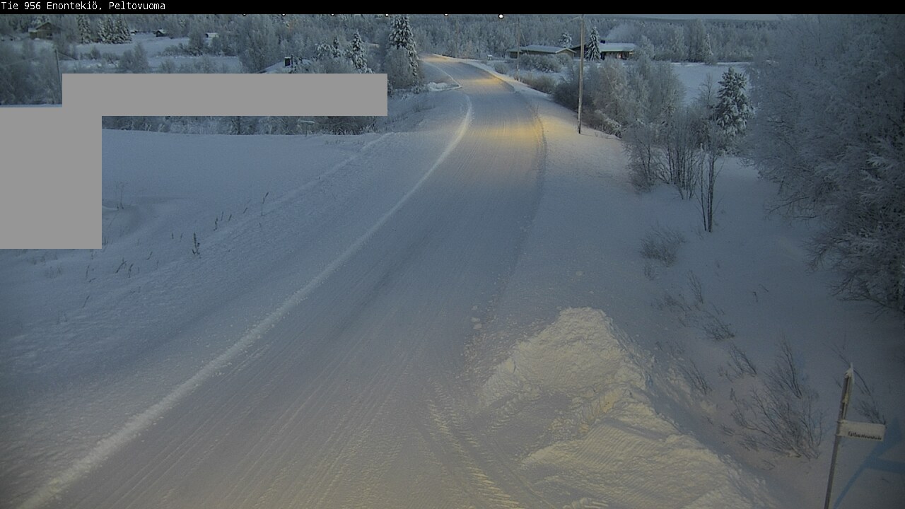 Weather Camera Image Road 956 Enontekiö, Peltovuoma, Enontekiö, Lappi