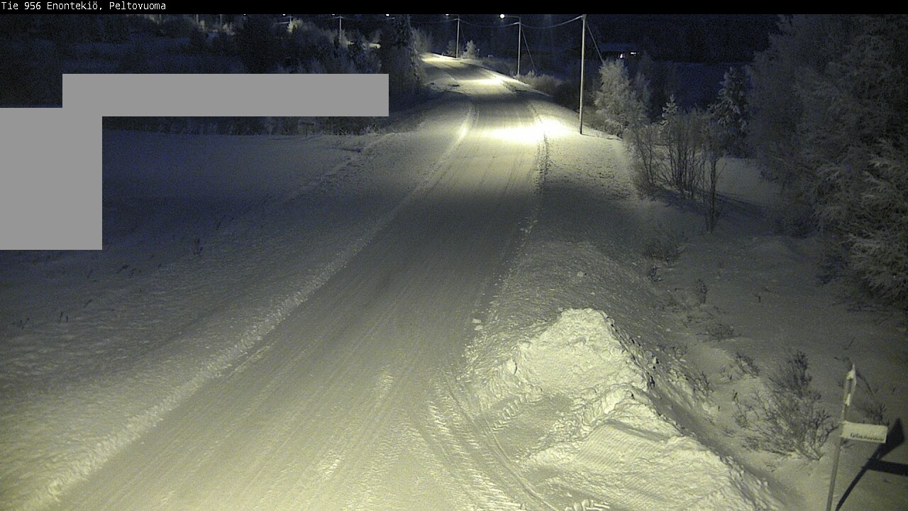 Weather Camera Image Road 956 Enontekiö, Peltovuoma, Enontekiö, Lappi