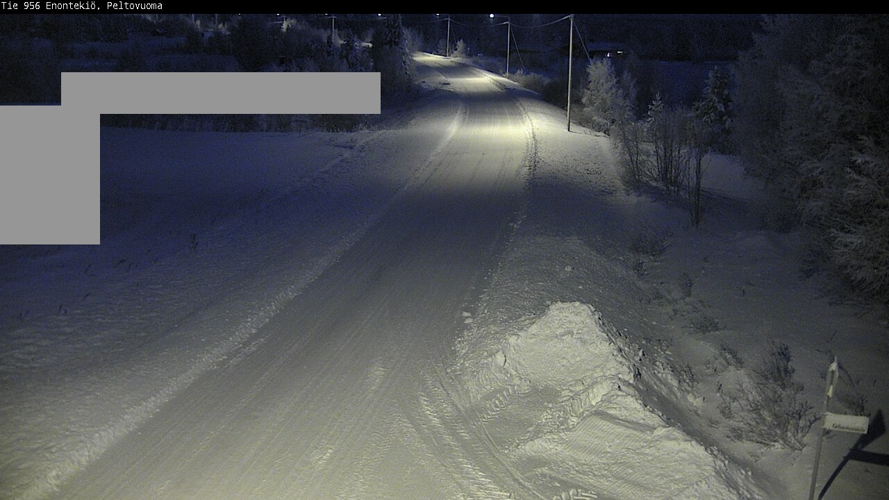 Weather Camera Image Road 956 Enontekiö, Peltovuoma, Enontekiö, Lappi