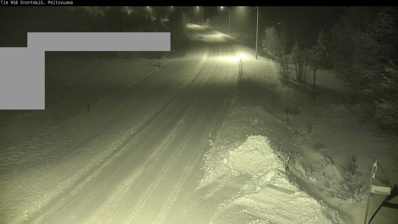 Weather Camera Image Road 956 Enontekiö, Peltovuoma, Enontekiö, Lappi