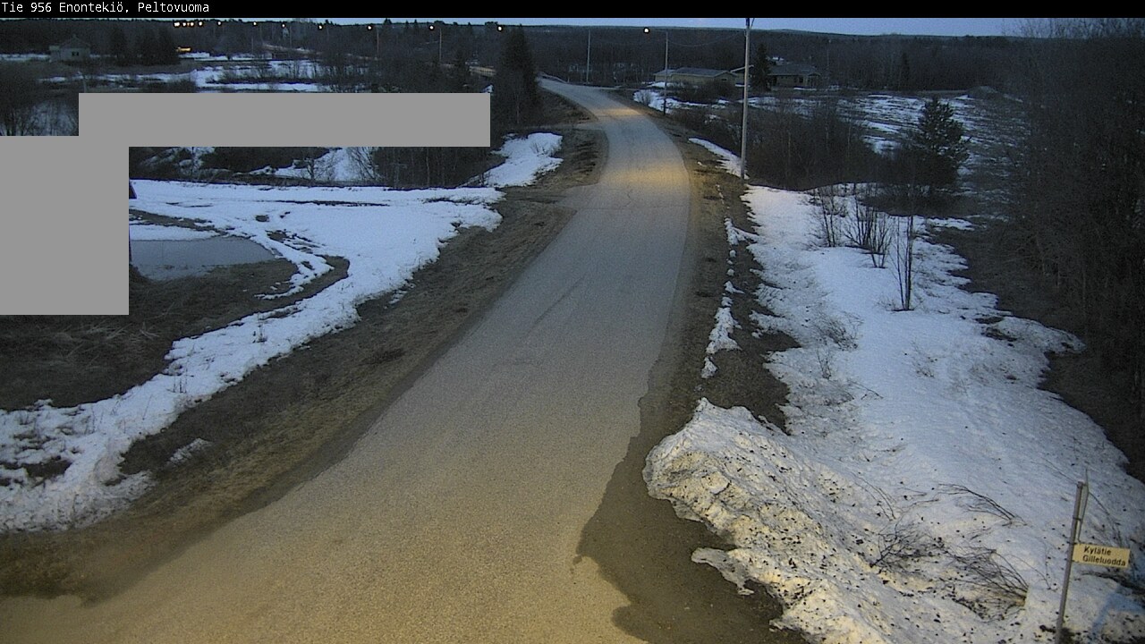 Weather Camera Image Road 956 Enontekiö, Peltovuoma, Enontekiö, Lappi