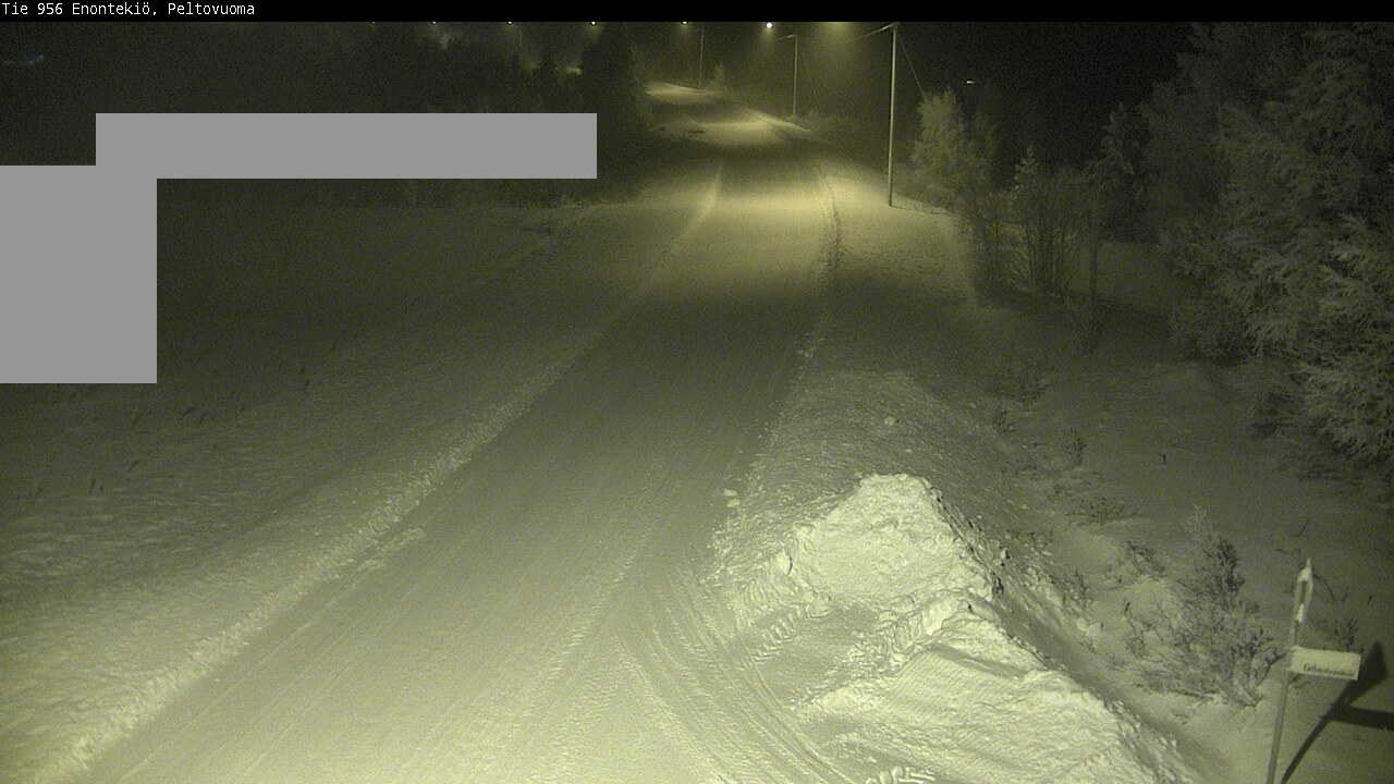 Weather Camera Image Road 956 Enontekiö, Peltovuoma, Enontekiö, Lappi