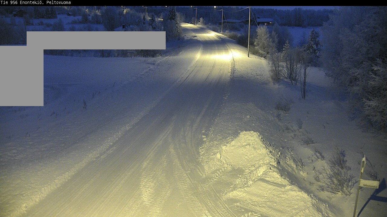 Weather Camera Image Road 956 Enontekiö, Peltovuoma, Enontekiö, Lappi