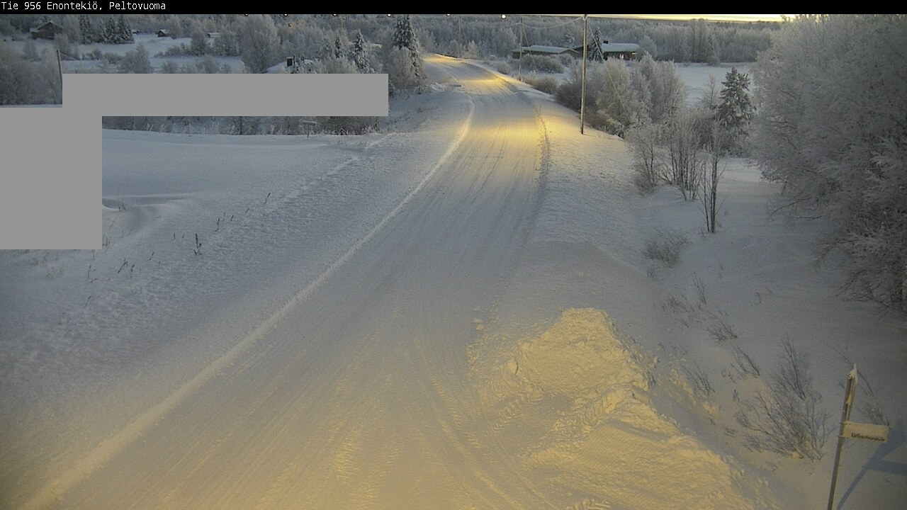 Weather Camera Image Road 956 Enontekiö, Peltovuoma, Enontekiö, Lappi