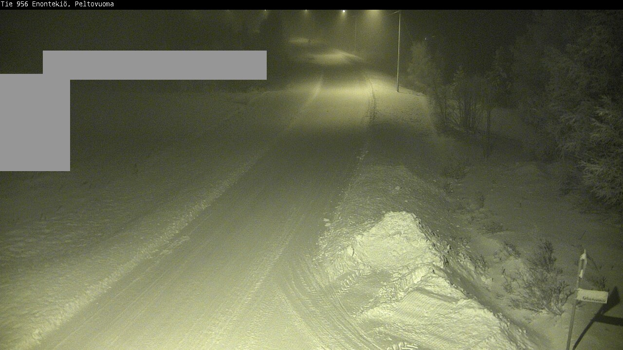 Weather Camera Image Road 956 Enontekiö, Peltovuoma, Enontekiö, Lappi