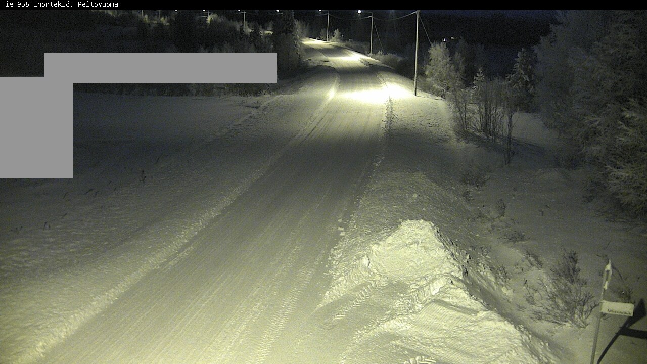 Weather Camera Image Road 956 Enontekiö, Peltovuoma, Enontekiö, Lappi