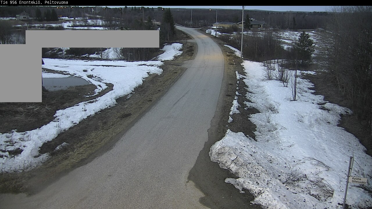 Weather Camera Image Road 956 Enontekiö, Peltovuoma, Enontekiö, Lappi