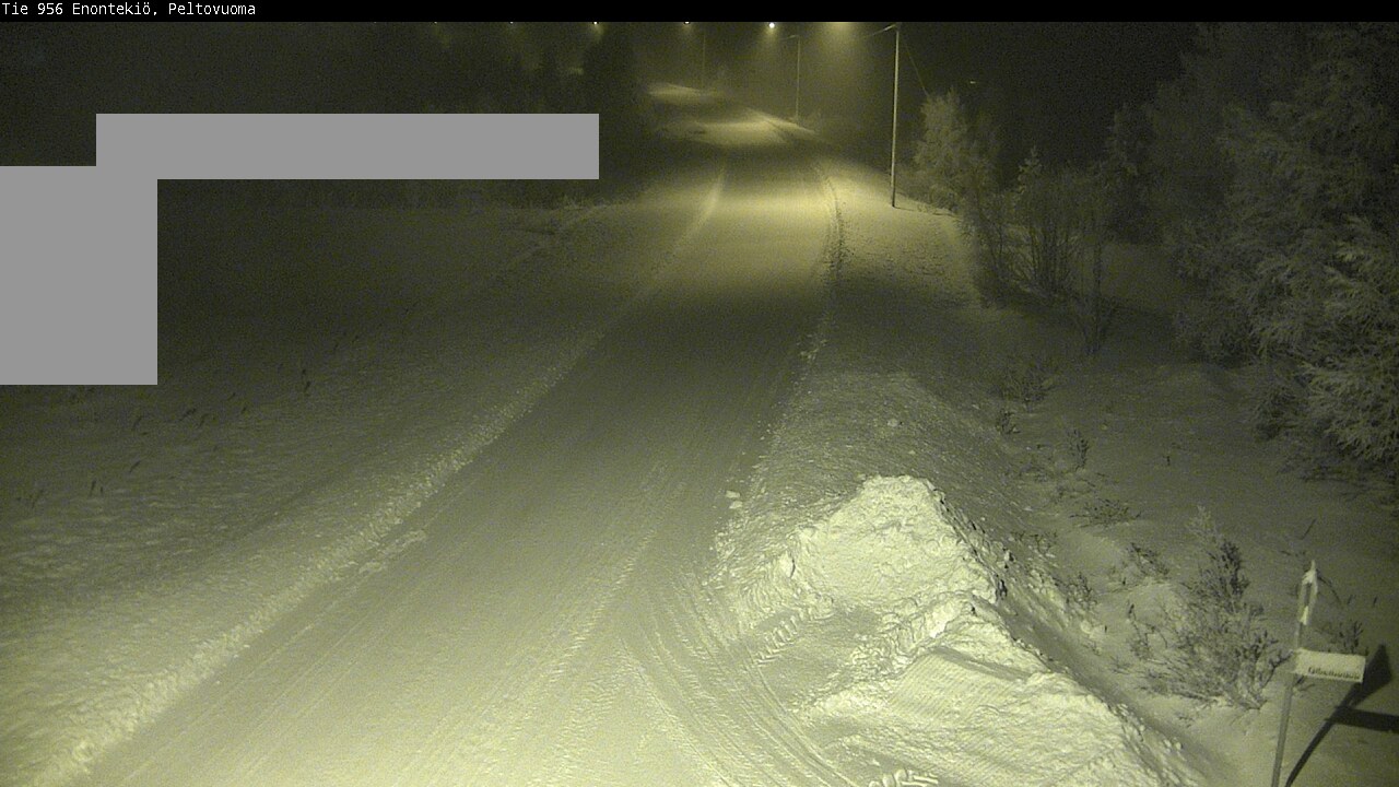 Weather Camera Image Road 956 Enontekiö, Peltovuoma, Enontekiö, Lappi