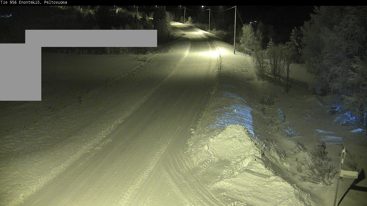 Weather Camera Image Road 956 Enontekiö, Peltovuoma, Enontekiö, Lappi
