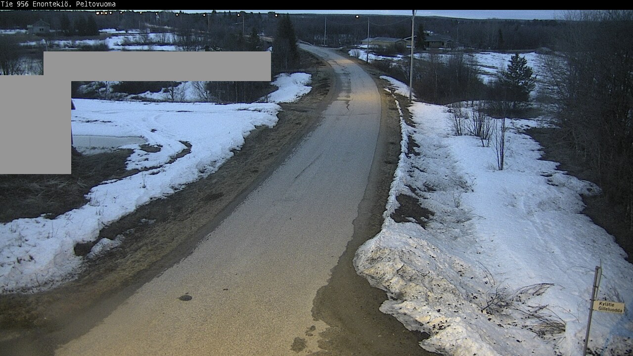 Weather Camera Image Väg 21 Enontekis, Peltovuoma, Enontekiö, Lappi