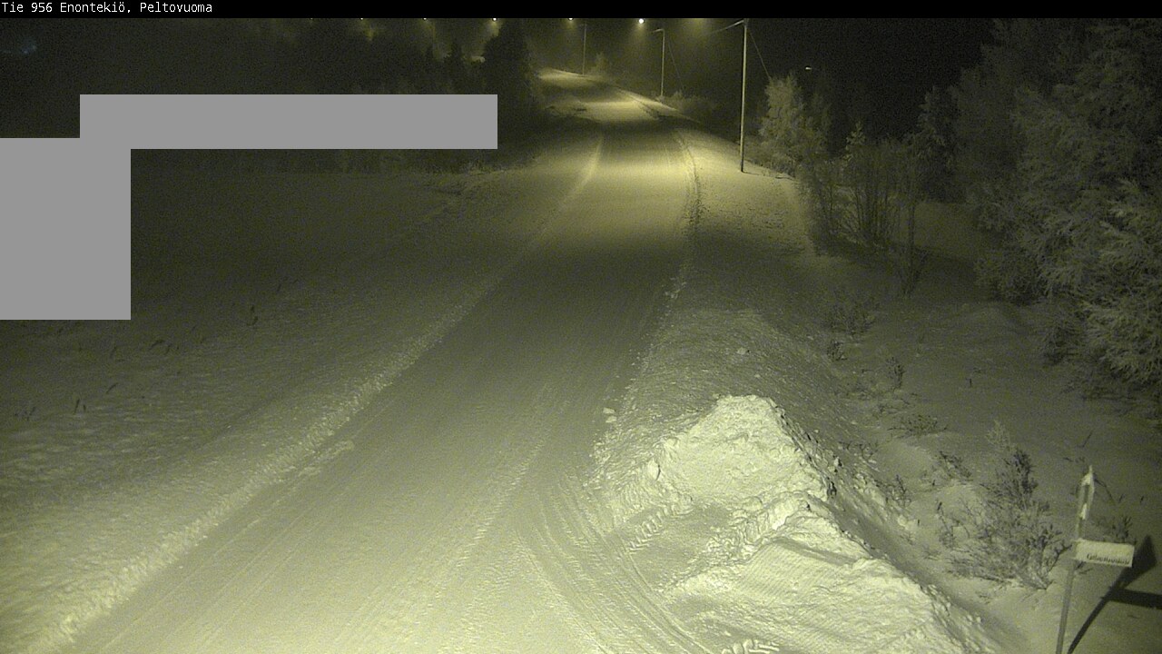 Weather Camera Image Road 956 Enontekiö, Peltovuoma, Enontekiö, Lappi