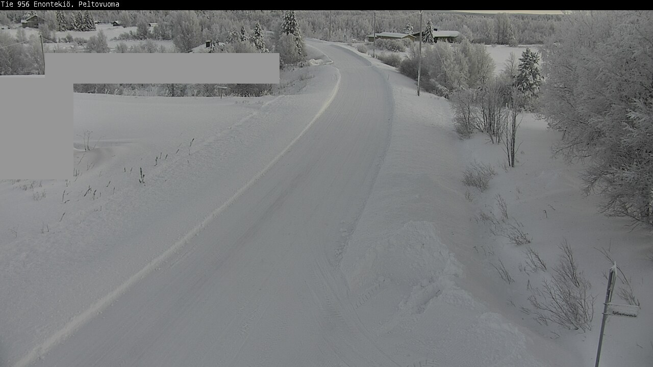 Weather Camera Image Road 956 Enontekiö, Peltovuoma, Enontekiö, Lappi