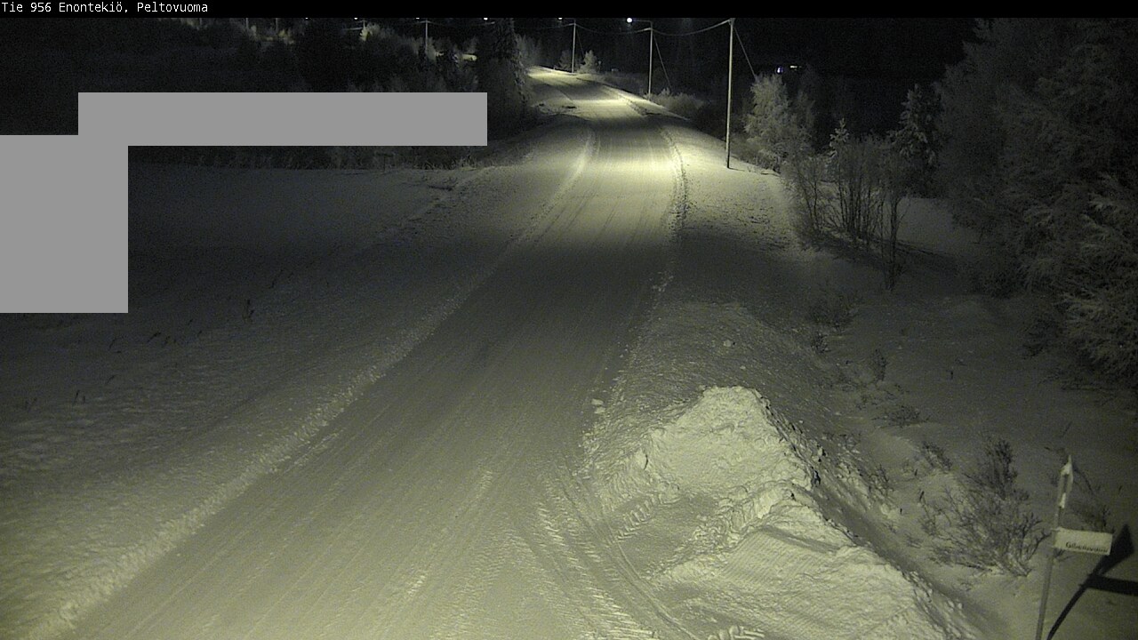 Weather Camera Image Road 956 Enontekiö, Peltovuoma, Enontekiö, Lappi