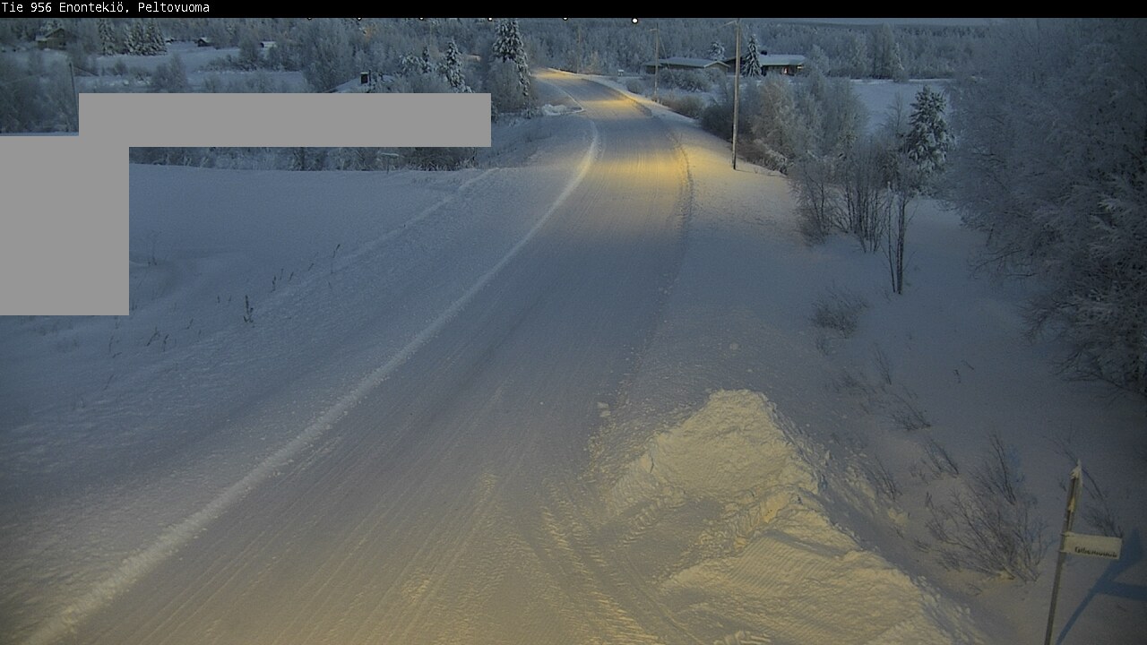 Weather Camera Image Road 956 Enontekiö, Peltovuoma, Enontekiö, Lappi