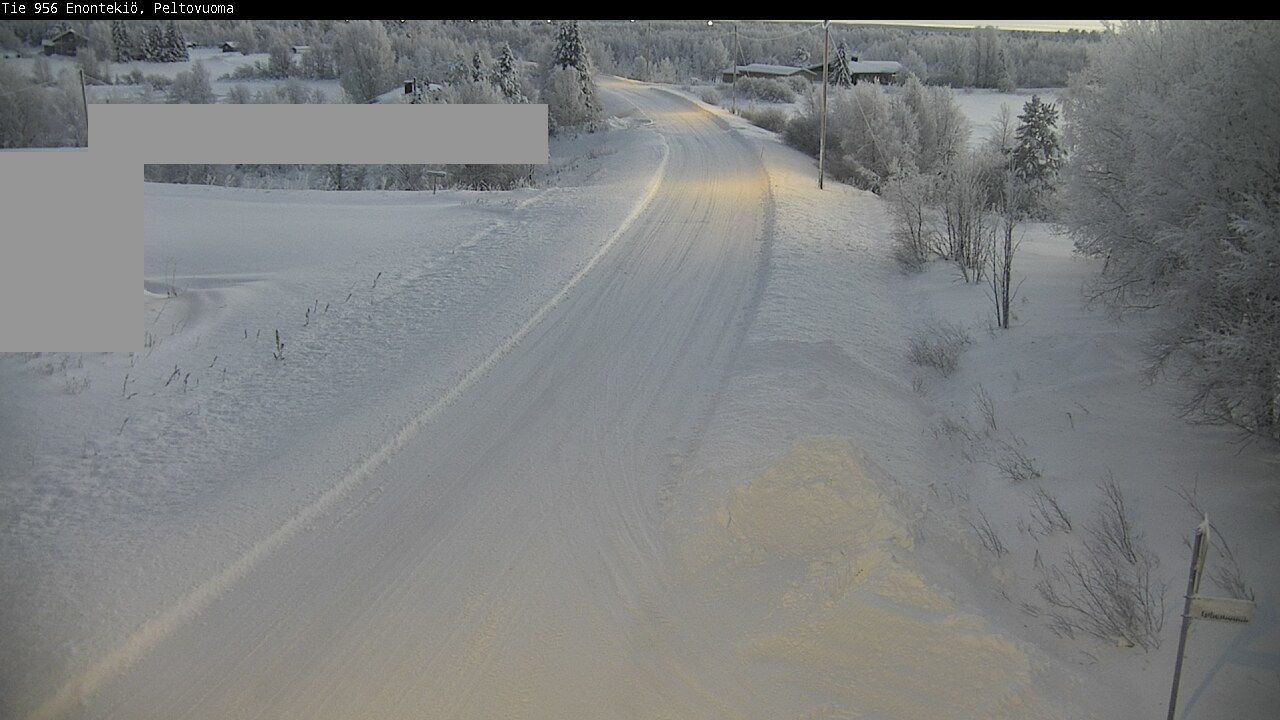Weather Camera Image Road 956 Enontekiö, Peltovuoma, Enontekiö, Lappi