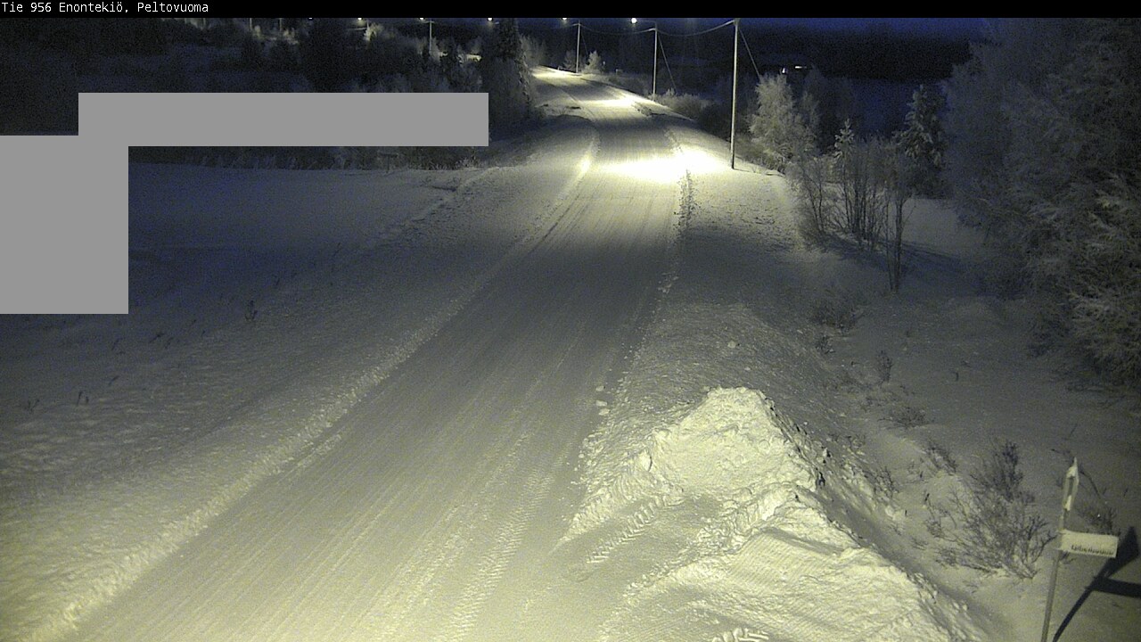 Weather Camera Image Road 956 Enontekiö, Peltovuoma, Enontekiö, Lappi