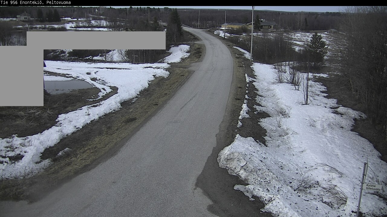 Weather Camera Image Road 956 Enontekiö, Peltovuoma, Enontekiö, Lappi