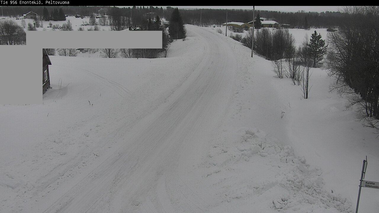 Weather Camera Image Road 956 Enontekiö, Peltovuoma, Enontekiö, Lappi