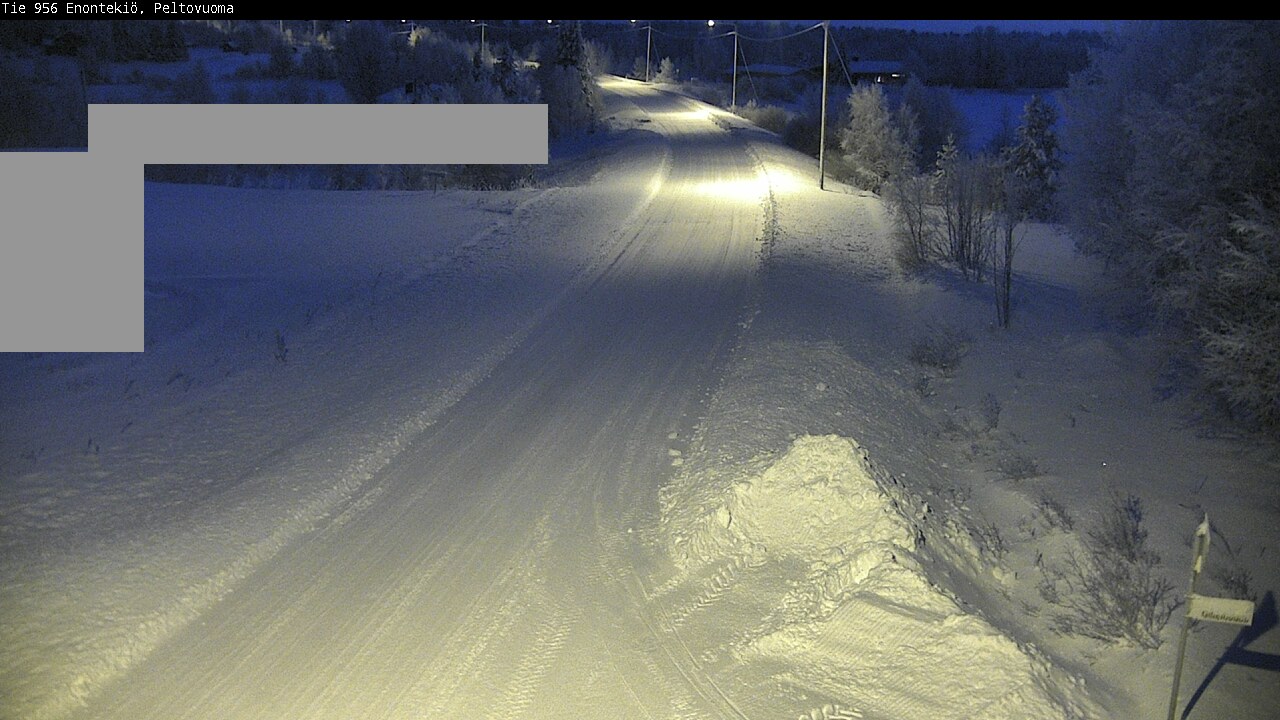 Weather Camera Image Road 956 Enontekiö, Peltovuoma, Enontekiö, Lappi