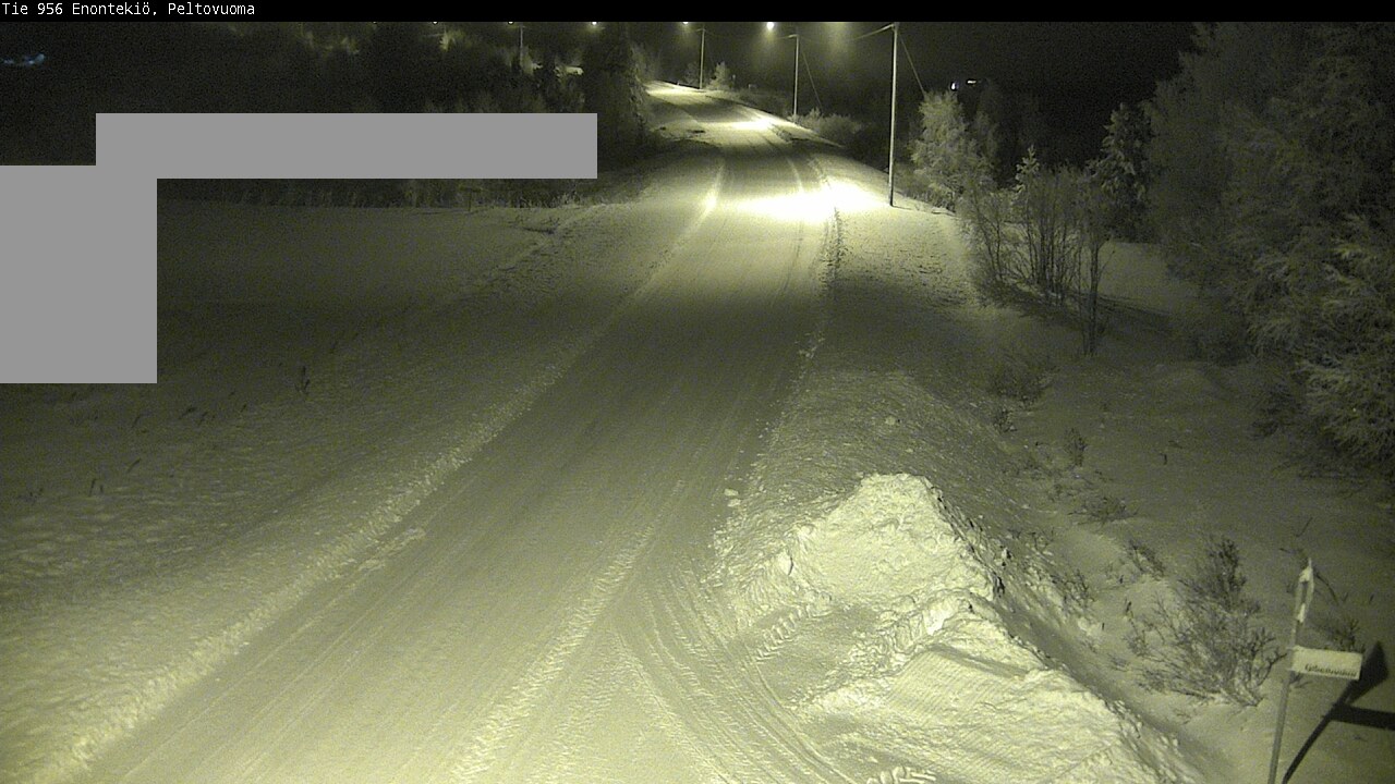 Weather Camera Image Road 956 Enontekiö, Peltovuoma, Enontekiö, Lappi