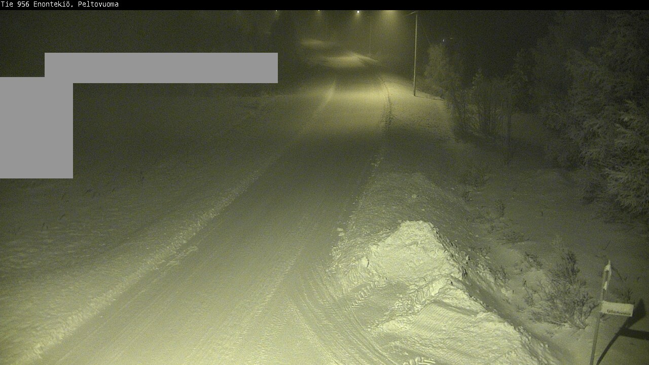 Weather Camera Image Road 956 Enontekiö, Peltovuoma, Enontekiö, Lappi