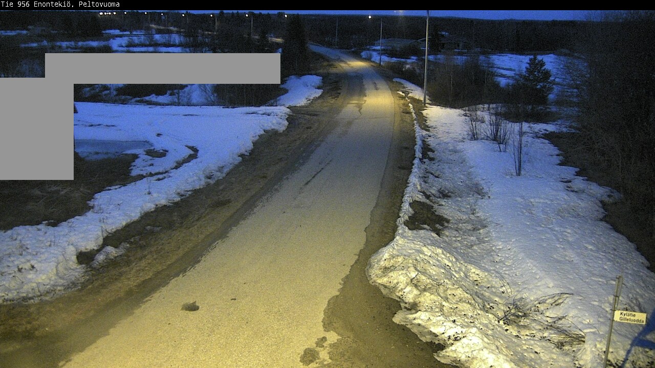 Weather Camera Image Väg 21 Enontekis, Peltovuoma, Enontekiö, Lappi