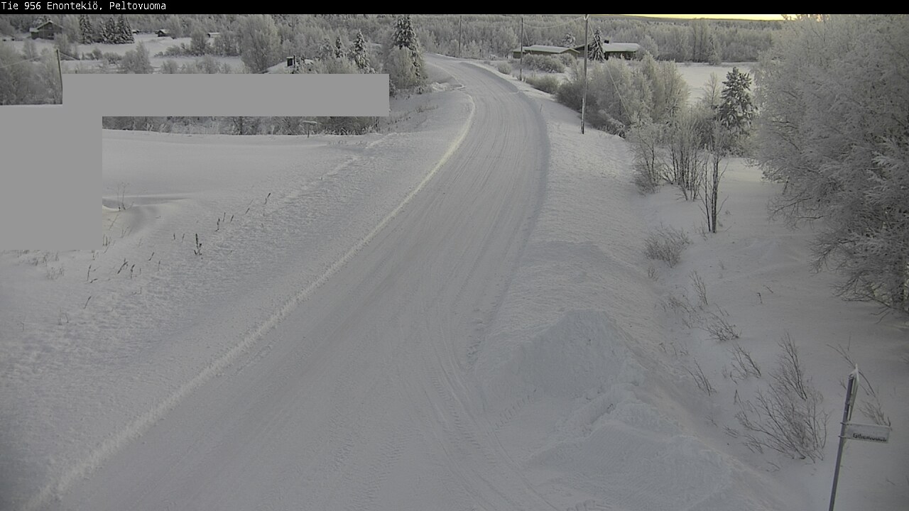 Weather Camera Image Road 956 Enontekiö, Peltovuoma, Enontekiö, Lappi