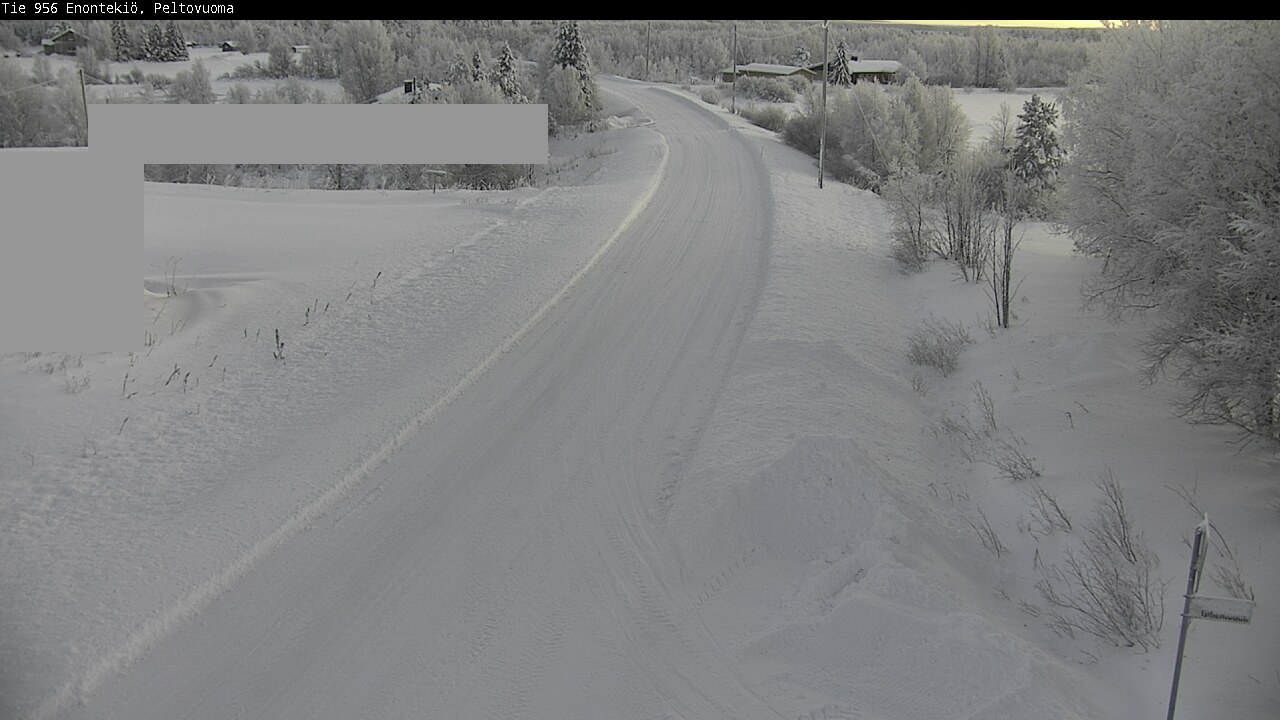 Weather Camera Image Road 956 Enontekiö, Peltovuoma, Enontekiö, Lappi