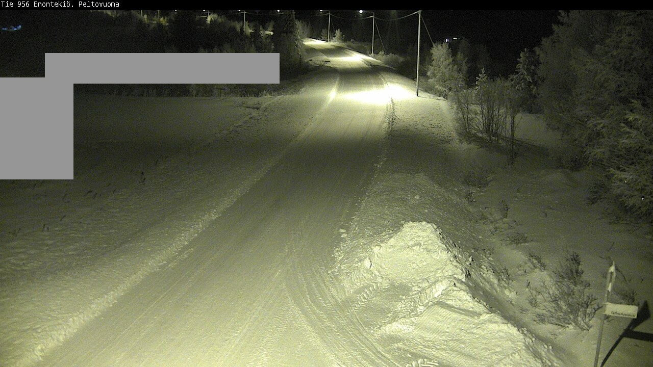 Weather Camera Image Road 956 Enontekiö, Peltovuoma, Enontekiö, Lappi