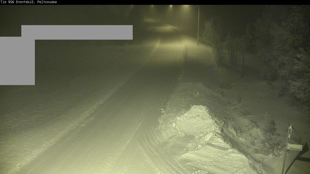 Weather Camera Image Road 956 Enontekiö, Peltovuoma, Enontekiö, Lappi