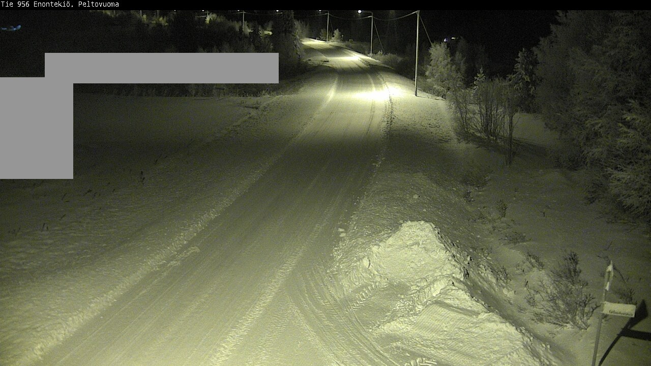 Weather Camera Image Road 956 Enontekiö, Peltovuoma, Enontekiö, Lappi