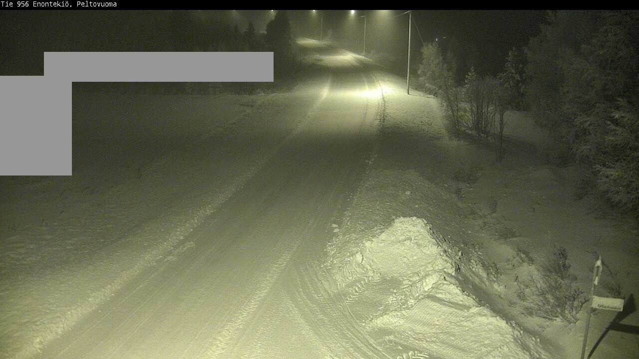 Weather Camera Image Road 956 Enontekiö, Peltovuoma, Enontekiö, Lappi