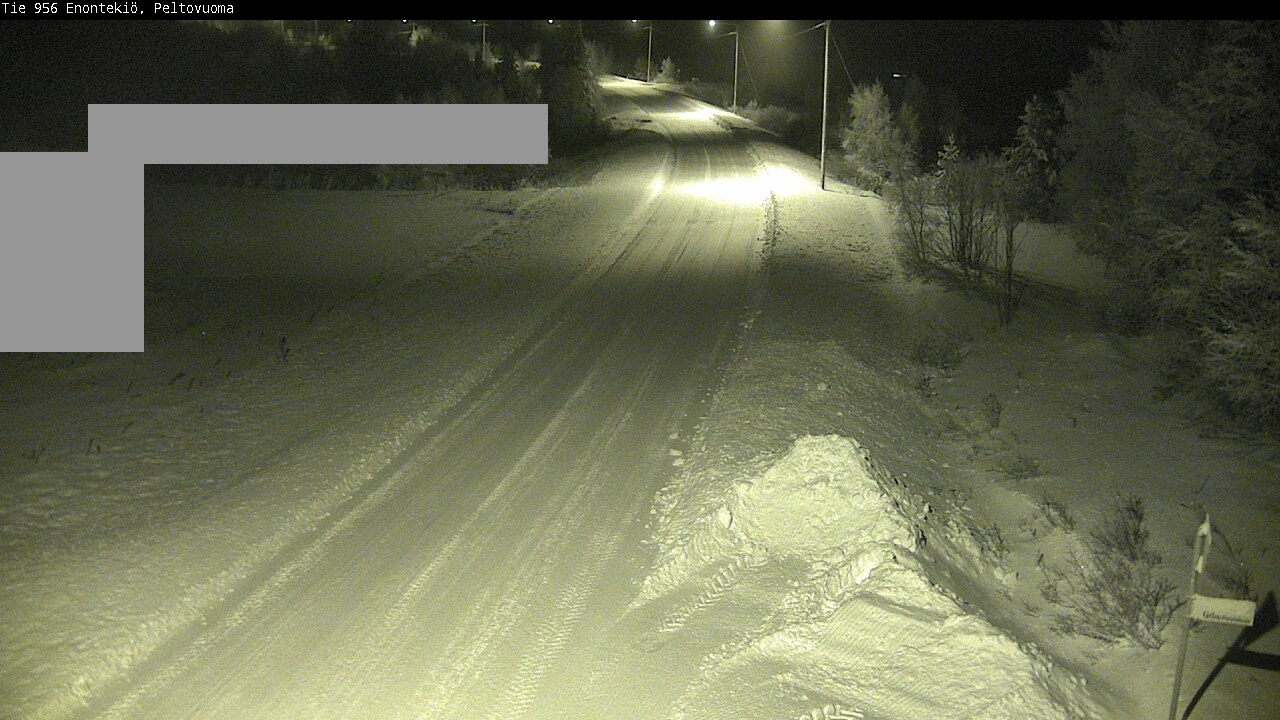 Weather Camera Image Road 956 Enontekiö, Peltovuoma, Enontekiö, Lappi