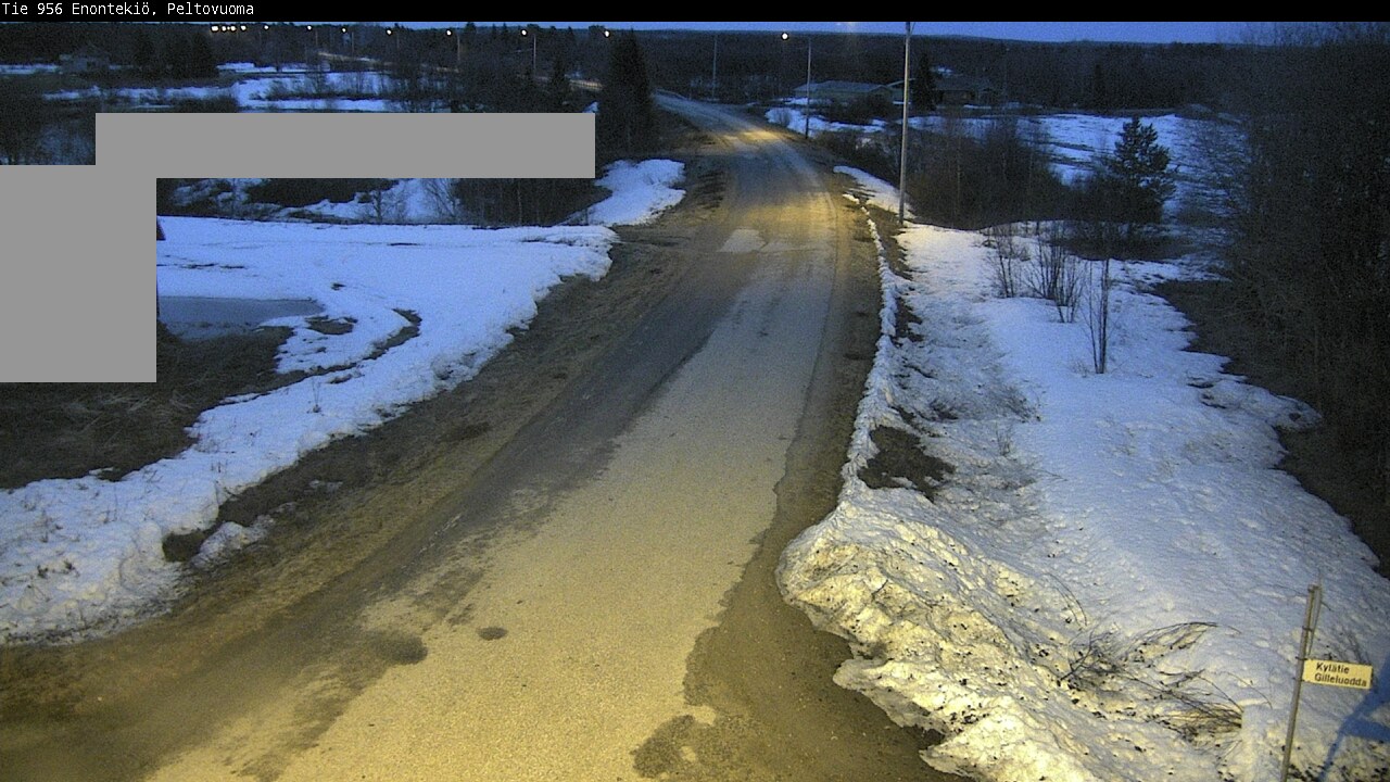 Weather Camera Image Väg 21 Enontekis, Peltovuoma, Enontekiö, Lappi
