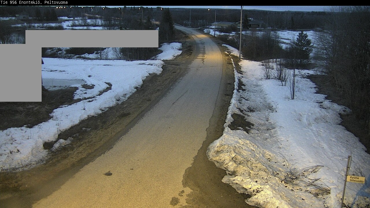 Weather Camera Image Väg 21 Enontekis, Peltovuoma, Enontekiö, Lappi