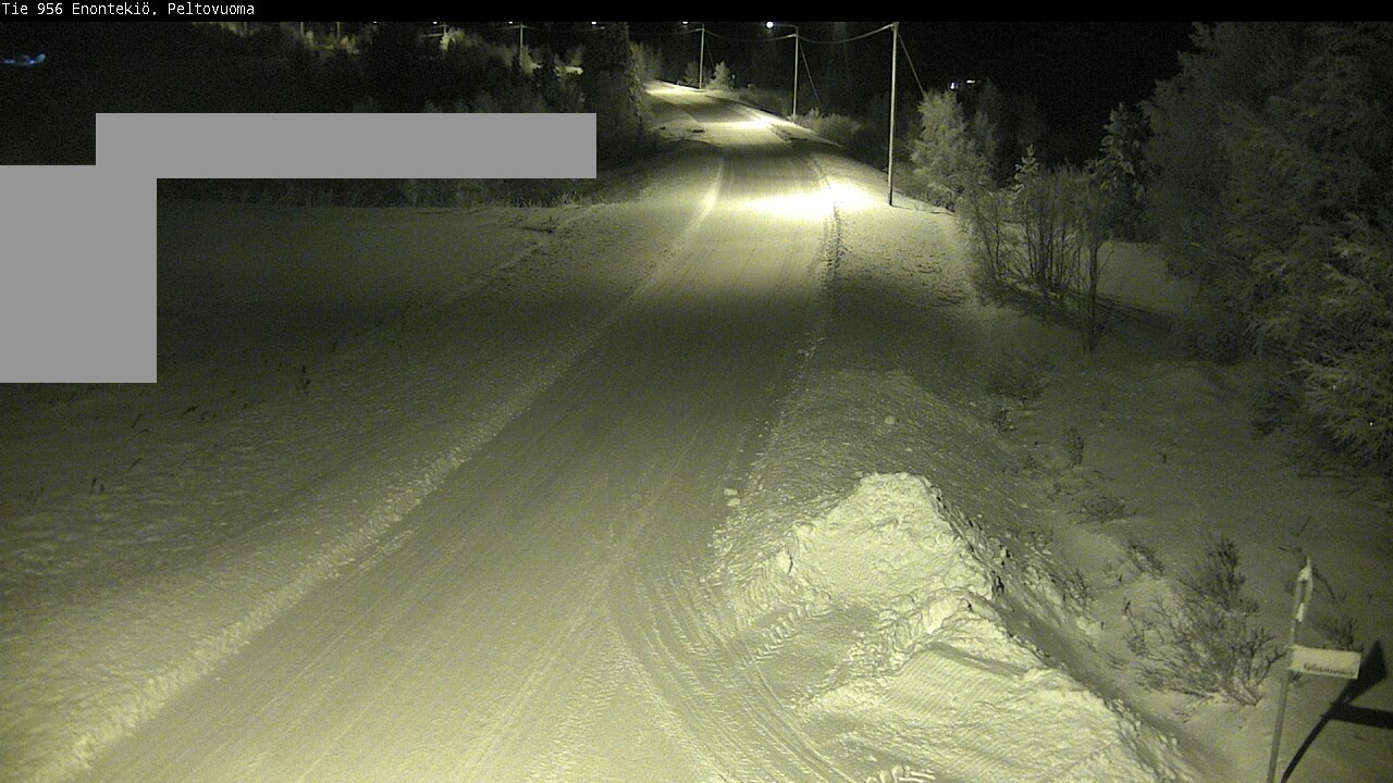 Weather Camera Image Road 956 Enontekiö, Peltovuoma, Enontekiö, Lappi