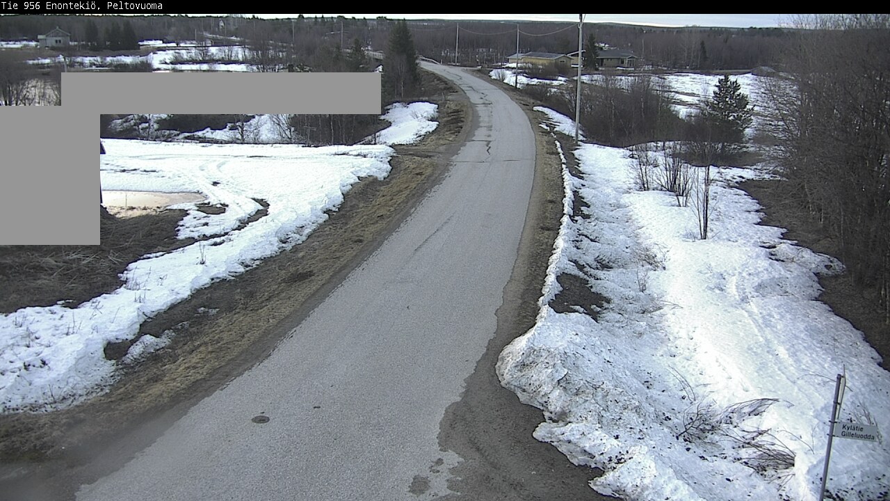Weather Camera Image Väg 21 Enontekis, Peltovuoma, Enontekiö, Lappi