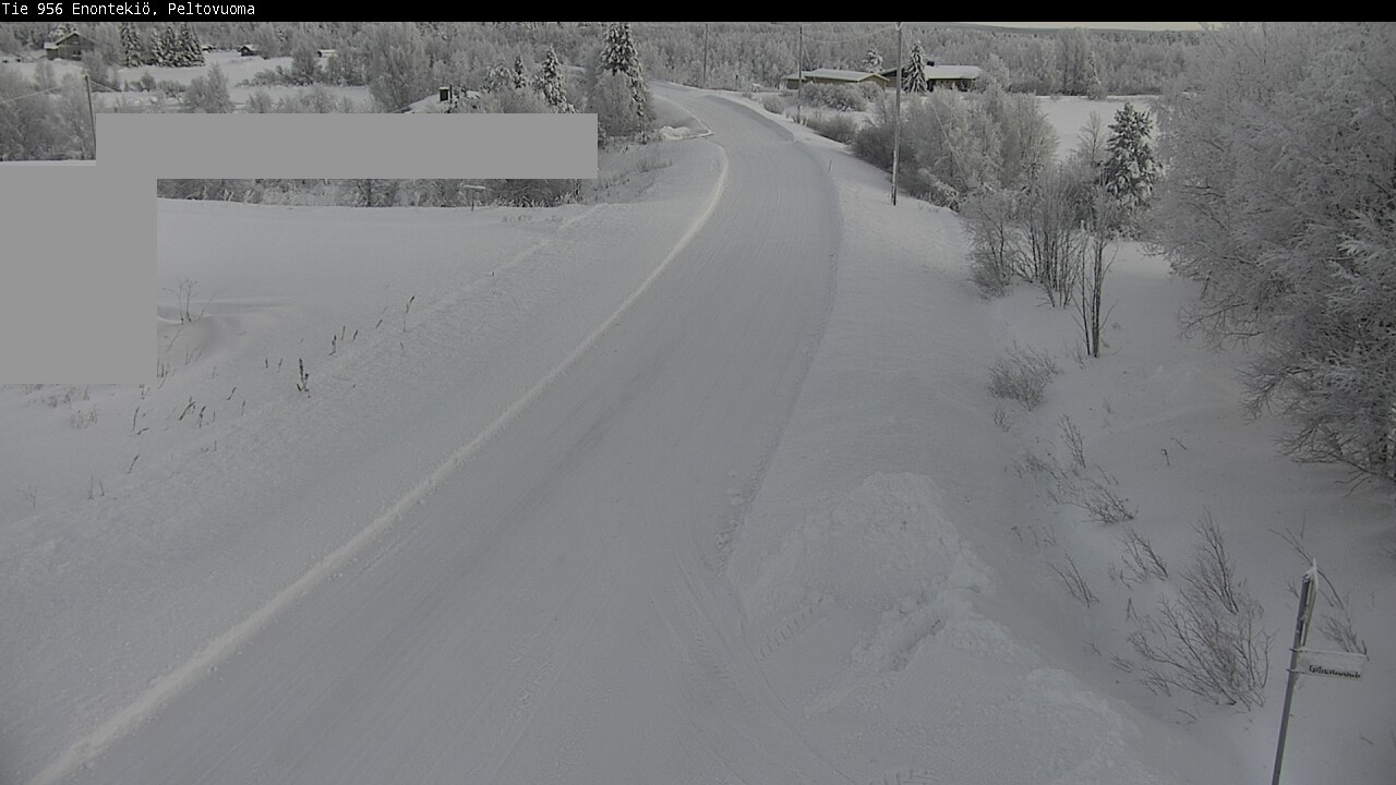 Weather Camera Image Road 956 Enontekiö, Peltovuoma, Enontekiö, Lappi