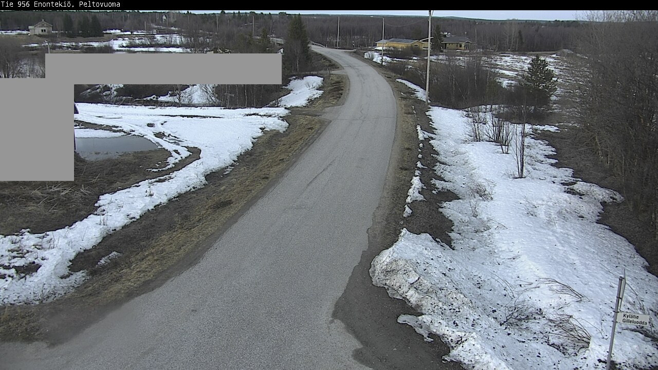Weather Camera Image Road 956 Enontekiö, Peltovuoma, Enontekiö, Lappi