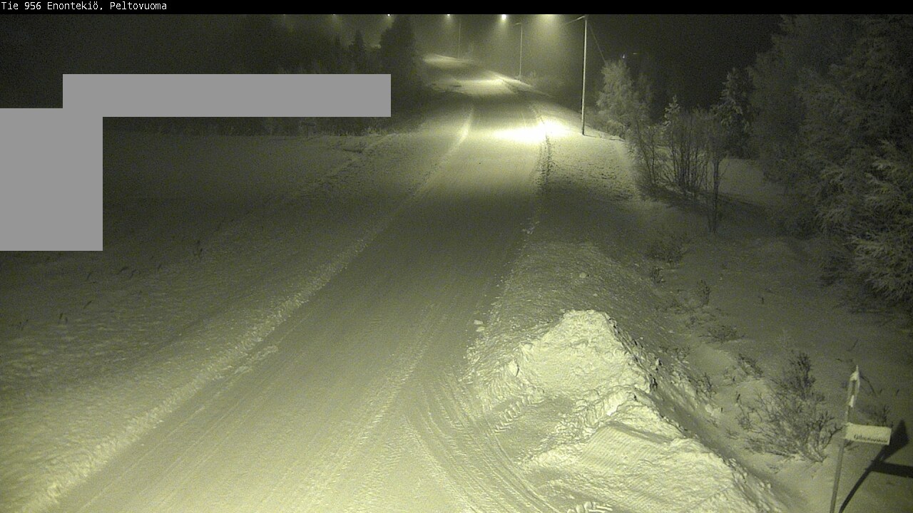 Weather Camera Image Road 956 Enontekiö, Peltovuoma, Enontekiö, Lappi