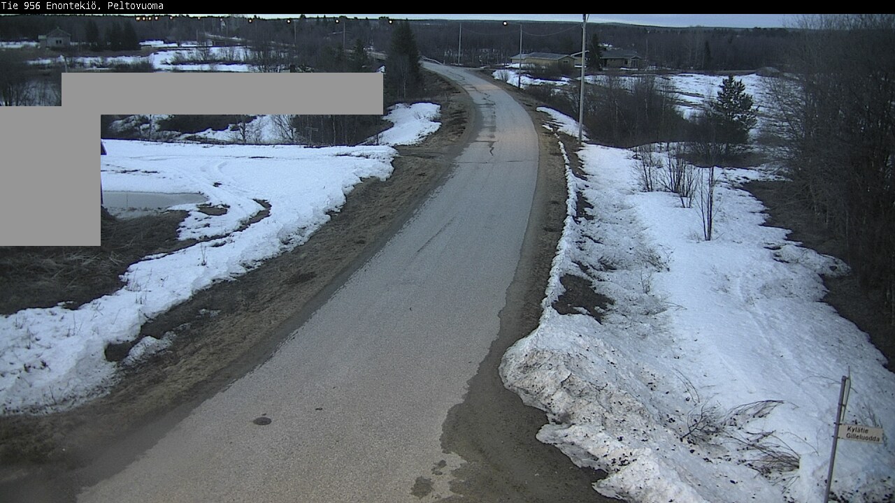 Weather Camera Image Väg 21 Enontekis, Peltovuoma, Enontekiö, Lappi