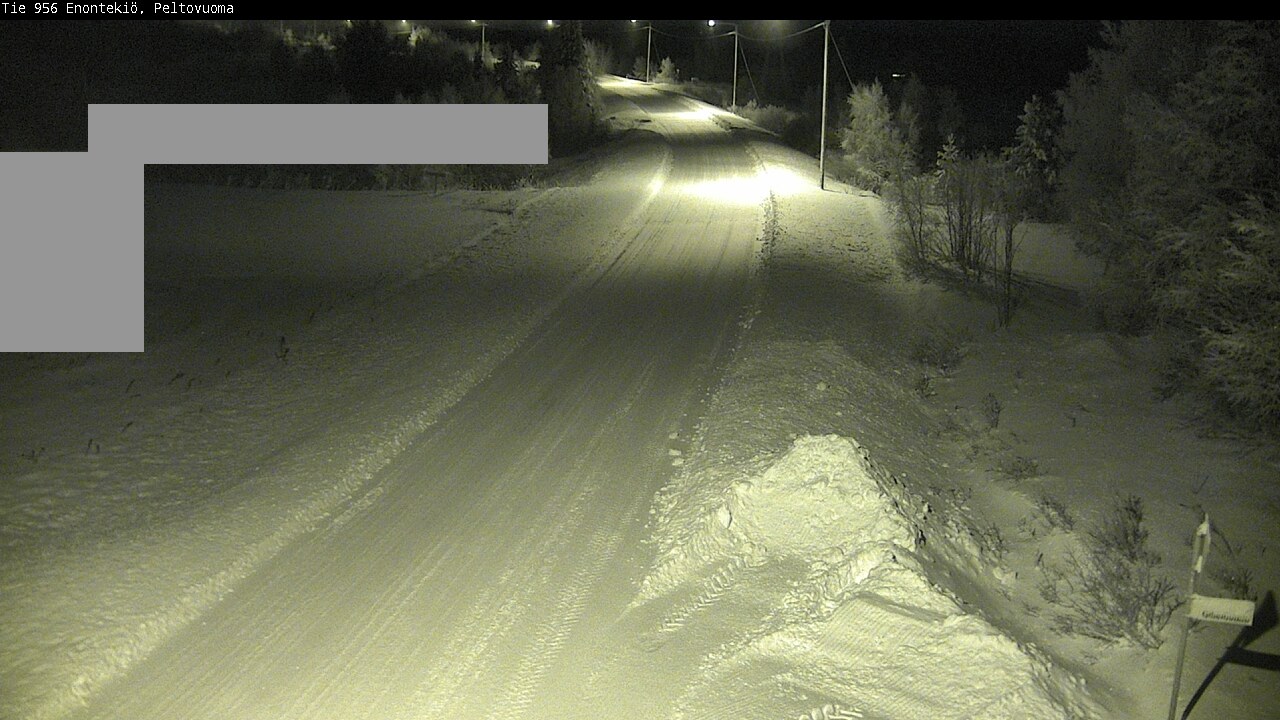 Weather Camera Image Road 956 Enontekiö, Peltovuoma, Enontekiö, Lappi