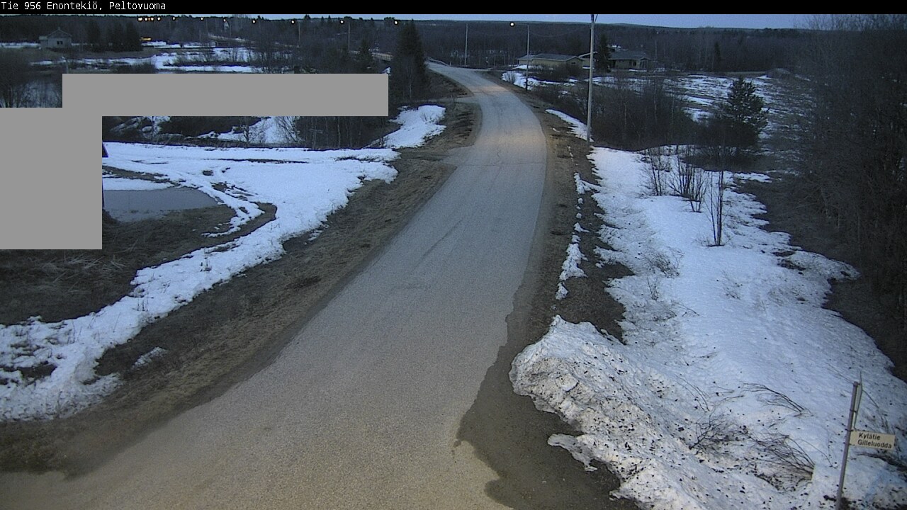 Weather Camera Image Road 956 Enontekiö, Peltovuoma, Enontekiö, Lappi
