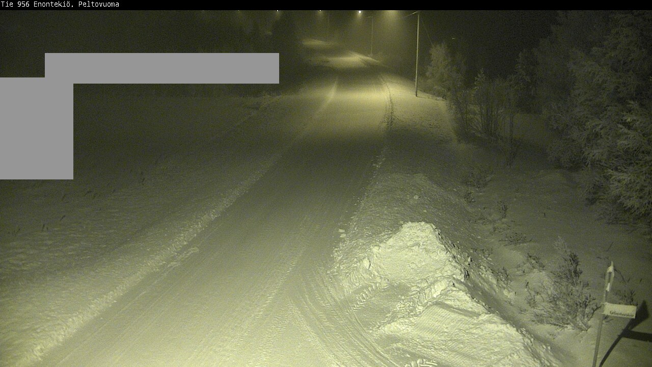 Weather Camera Image Road 956 Enontekiö, Peltovuoma, Enontekiö, Lappi