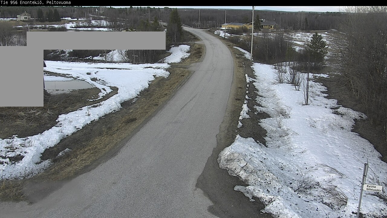 Weather Camera Image Road 956 Enontekiö, Peltovuoma, Enontekiö, Lappi